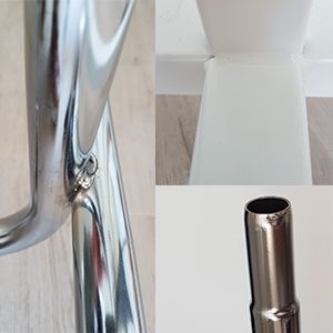 degelijk gelaste verbindingen en gestuikte buis